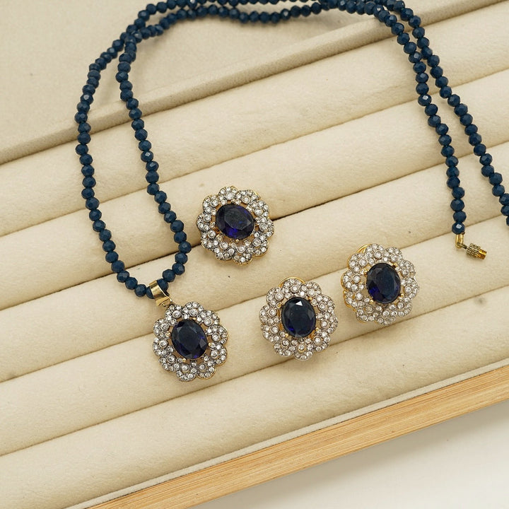 Diamond Doublet Stone Combo Set - tlmjewels