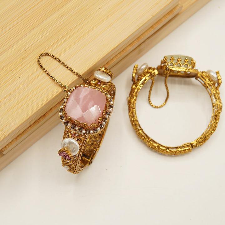Doublets Mother Of Pearl Single Handcuff - tlmjewels