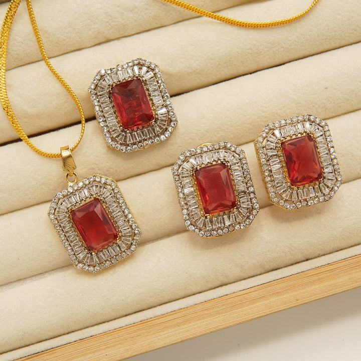 Doublets Stones Zircones Tappers Combo Set - tlmjewels