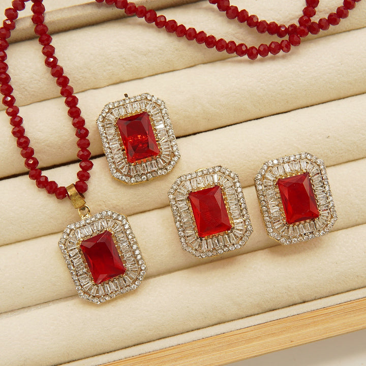 Doublets Stones Zircones Tappers Combo Set - tlmjewels