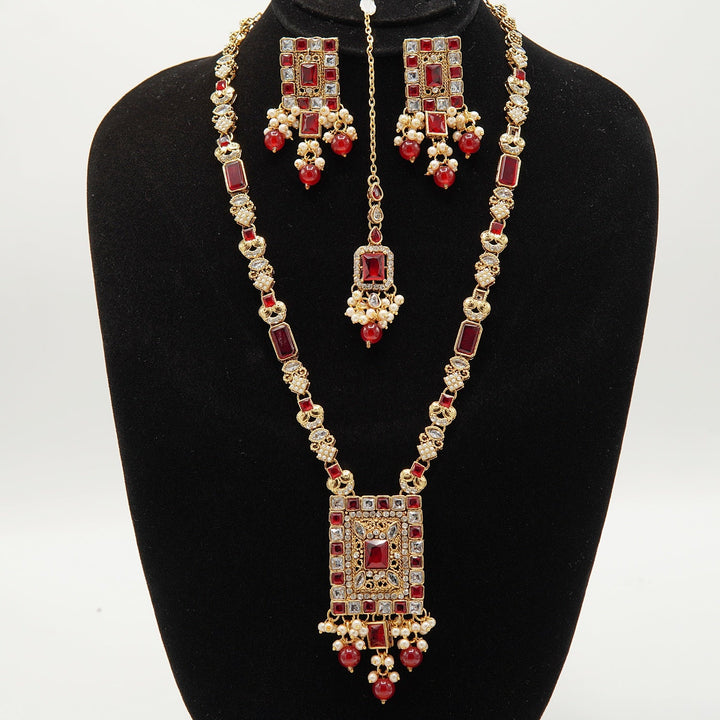 Egyptian Full Stones Long Mala Set - tlmjewels