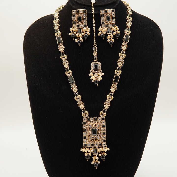 Egyptian Full Stones Long Mala Set - tlmjewels