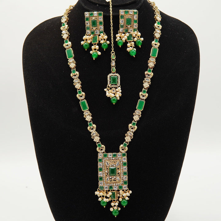 Egyptian Full Stones Long Mala Set - tlmjewels