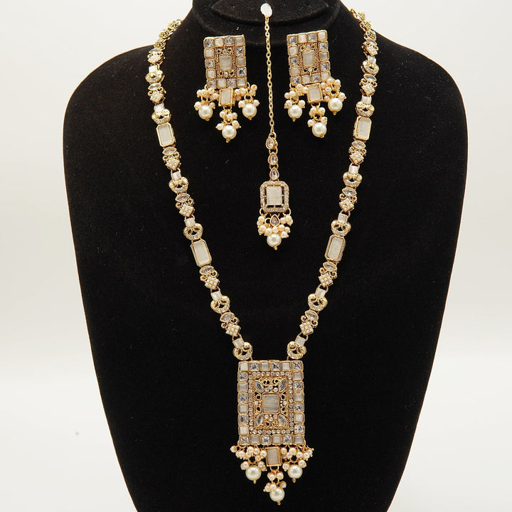 Egyptian Full Stones Long Mala Set - tlmjewels