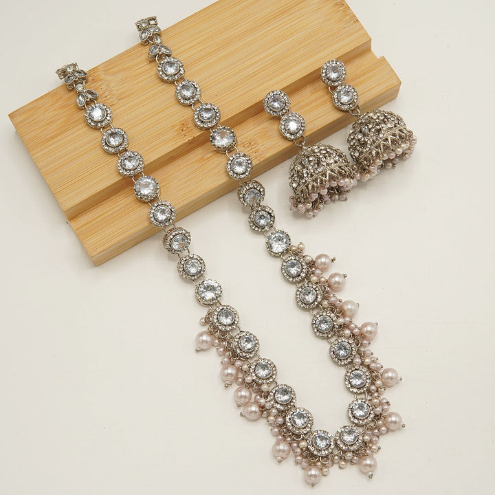 Egyptian Ghini Style Jhumkay Mala Set - tlmjewels