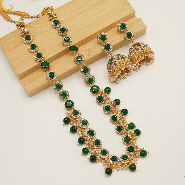 Egyptian Ghini Style Jhumkay Mala Set - tlmjewels