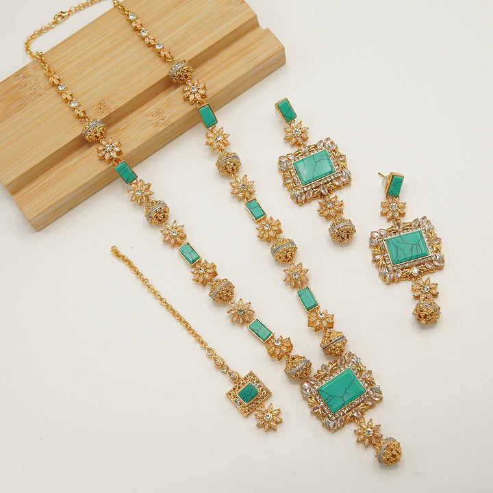 Egyptian Long Party Wear Mala Set - tlmjewels