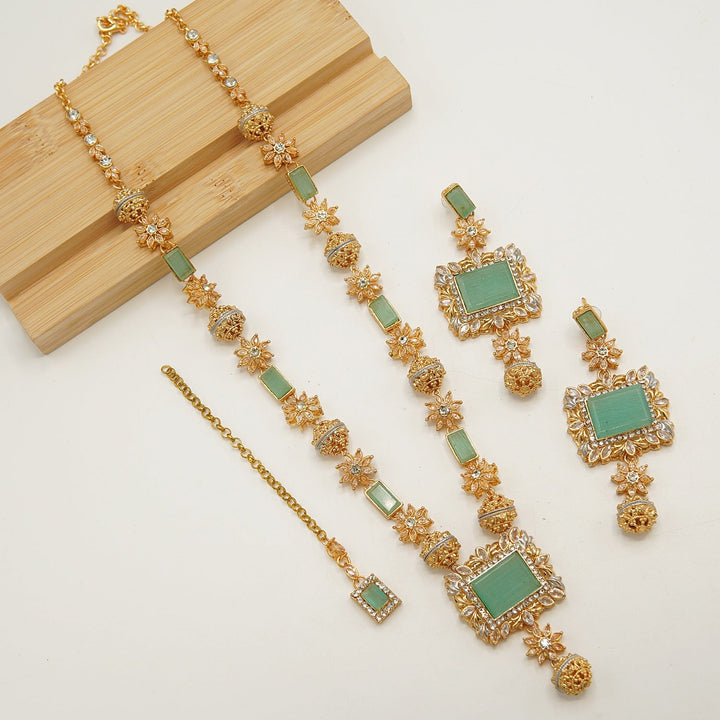 Egyptian Long Party Wear Mala Set - tlmjewels