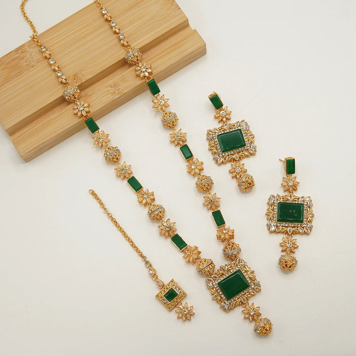 Egyptian Long Party Wear Mala Set - tlmjewels
