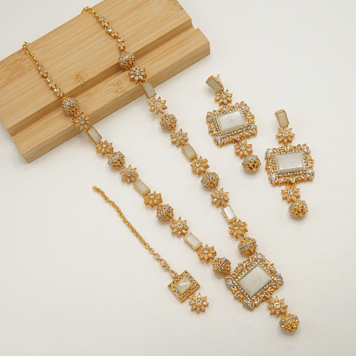 Egyptian Long Party Wear Mala Set - tlmjewels