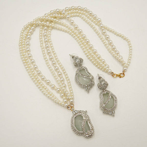Egyptian Mini Pendant Set With Fancy Mala - tlmjewels