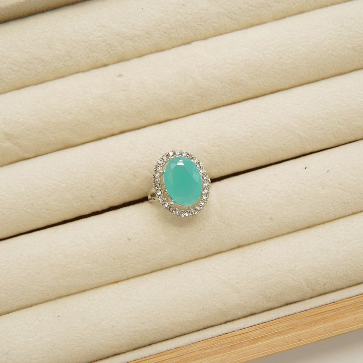 Egyptian One Stone Round Ring - tlmjewels