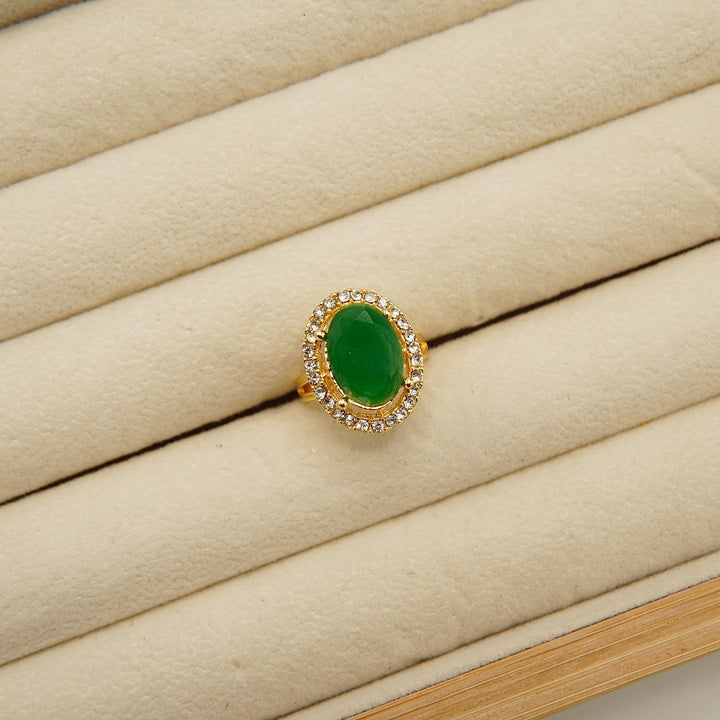 Egyptian One Stone Round Ring - tlmjewels