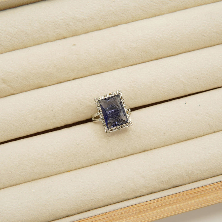 Egyptian One Stone Square Ring - tlmjewels
