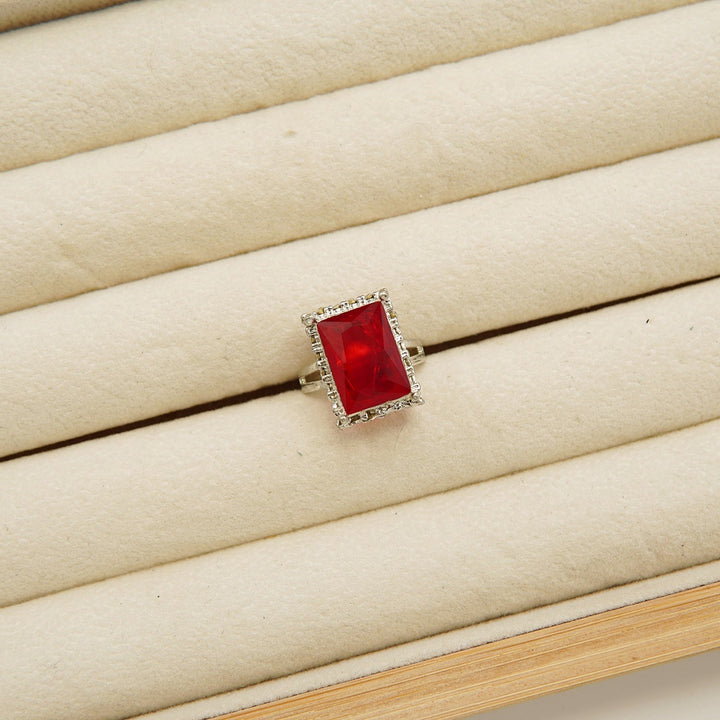 Egyptian One Stone Square Ring - tlmjewels