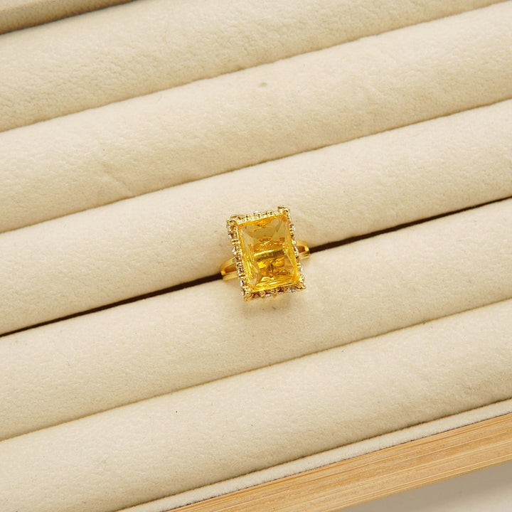 Egyptian One Stone Square Ring - tlmjewels