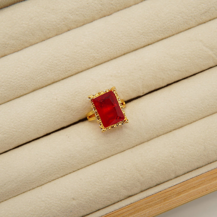 Egyptian One Stone Square Ring - tlmjewels