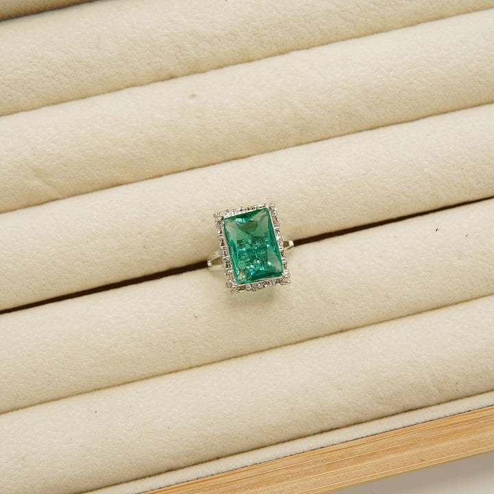 Egyptian One Stone Square Ring - tlmjewels