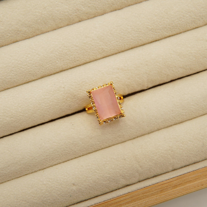 Egyptian One Stone Square Ring - tlmjewels