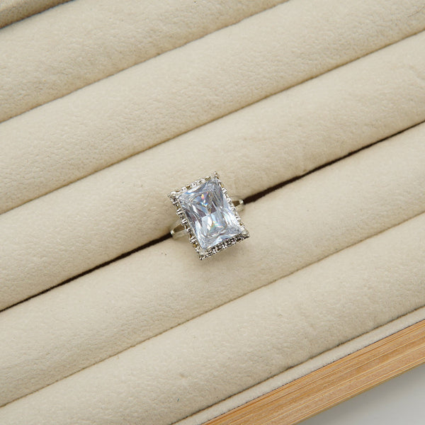 Egyptian One Stone Square Ring - tlmjewels