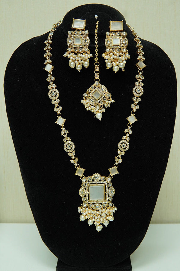 Egyptian Polki Mala Set - tlmjewels