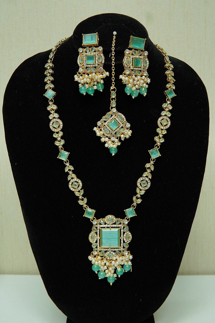 Egyptian Polki Mala Set - tlmjewels