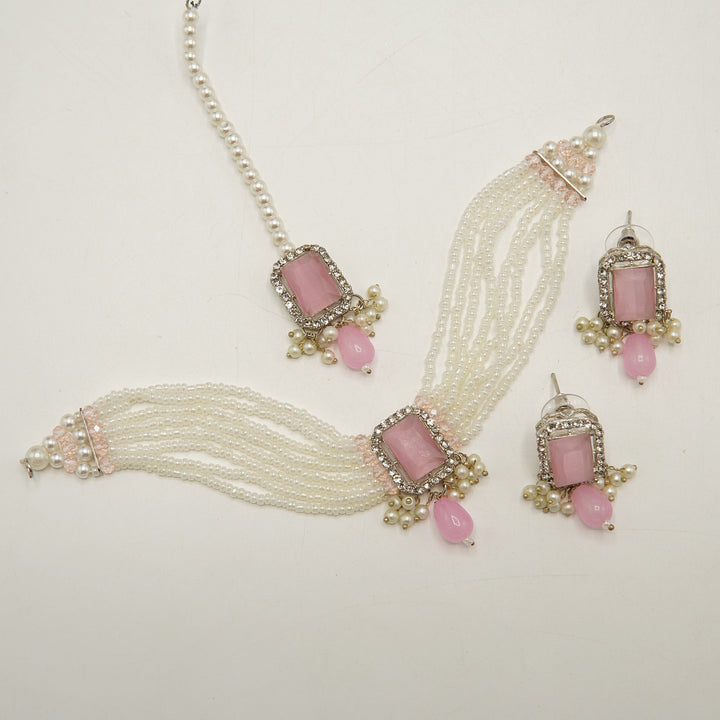 Egyptian Square Stone Mini Choker Set - tlmjewels