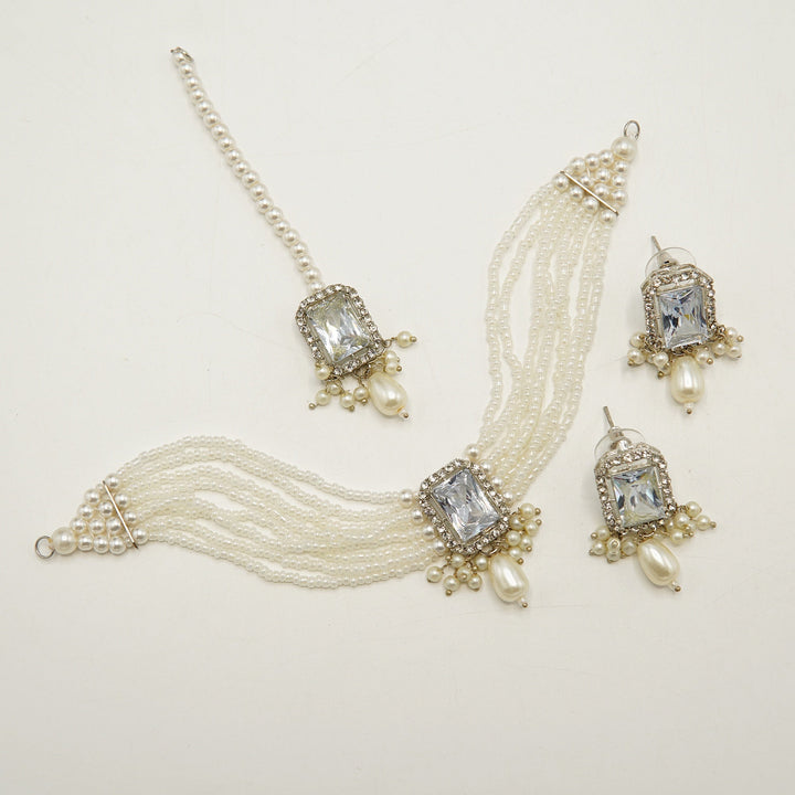 Egyptian Square Stone Mini Choker Set - tlmjewels