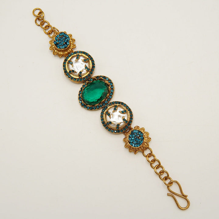 Egyptian Stone M.O.P Bracelet - tlmjewels