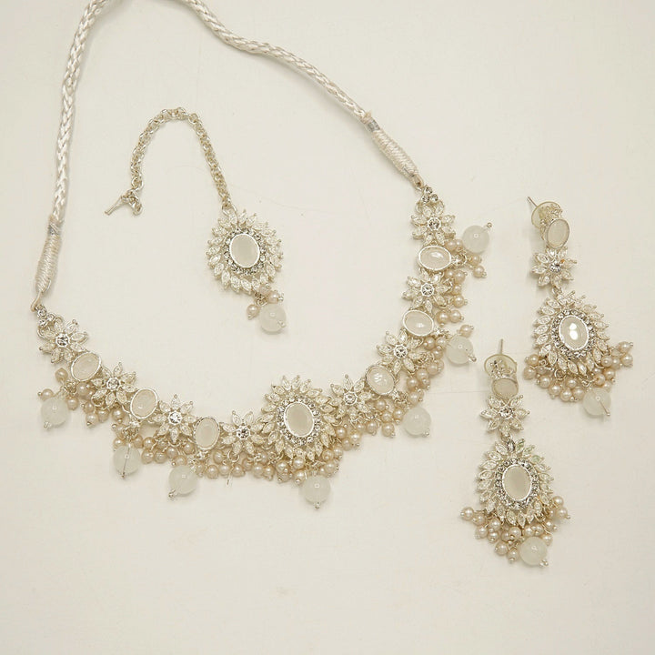 Egyption Polkis Sleak Look Flexible Necklace Sets - tlmjewels