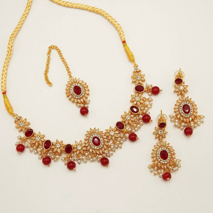 Egyption Polkis Sleak Look Flexible Necklace Sets - tlmjewels