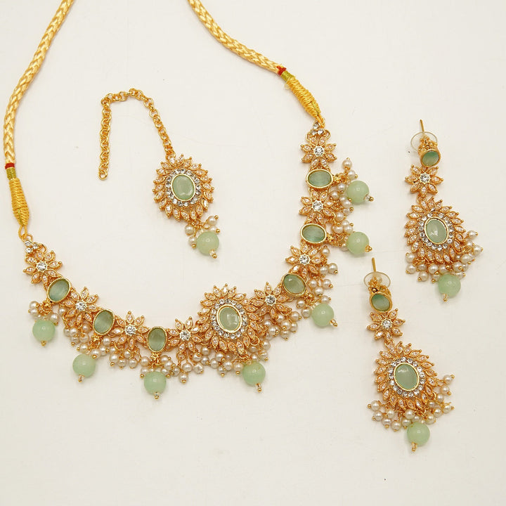 Egyption Polkis Sleak Look Flexible Necklace Sets - tlmjewels