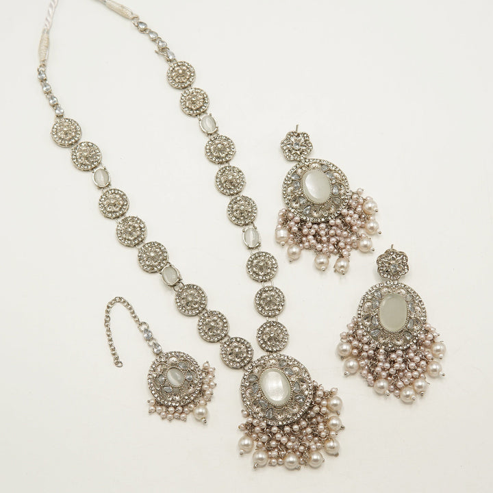 Egyption Precious Long Mala Set - tlmjewels