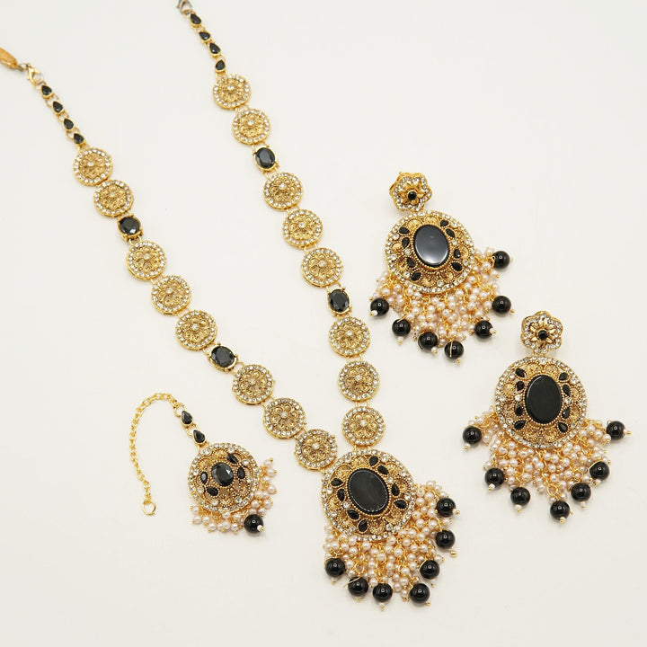 Egyption Precious Long Mala Set - tlmjewels