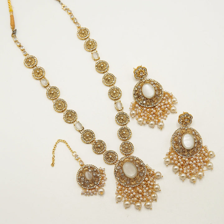 Egyption Precious Long Mala Set - tlmjewels