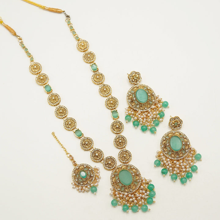 Egyption Precious Long Mala Set - tlmjewels