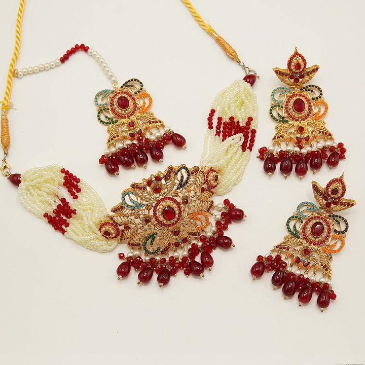 Elegant Nauratan Choker Set - tlmjewels