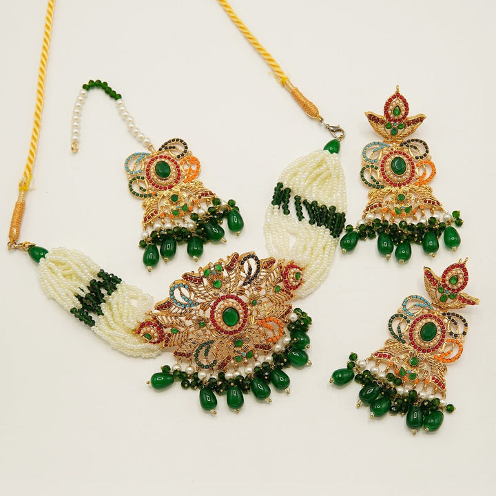 Elegant Nauratan Choker Set - tlmjewels