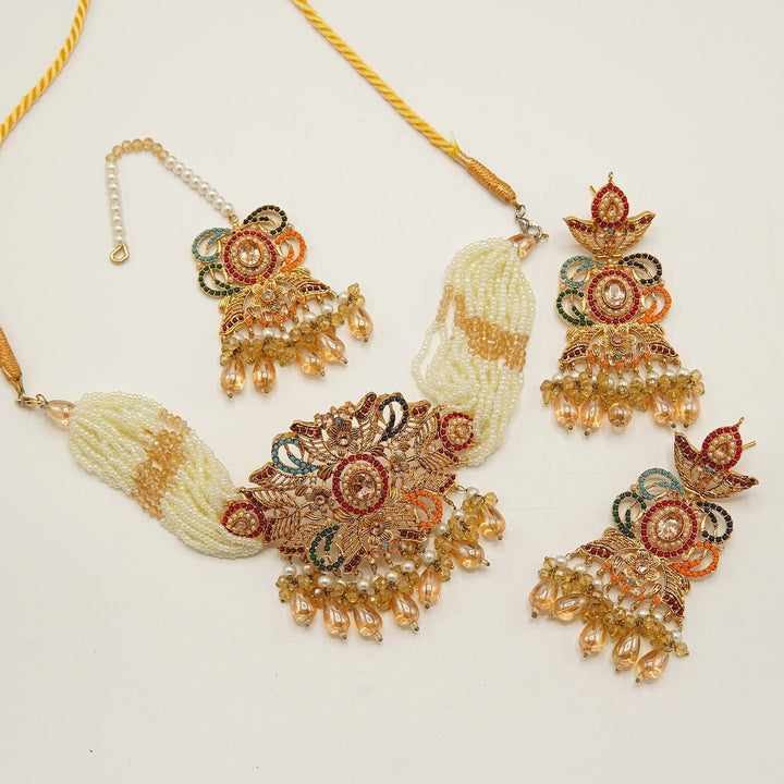 Elegant Nauratan Choker Set - tlmjewels