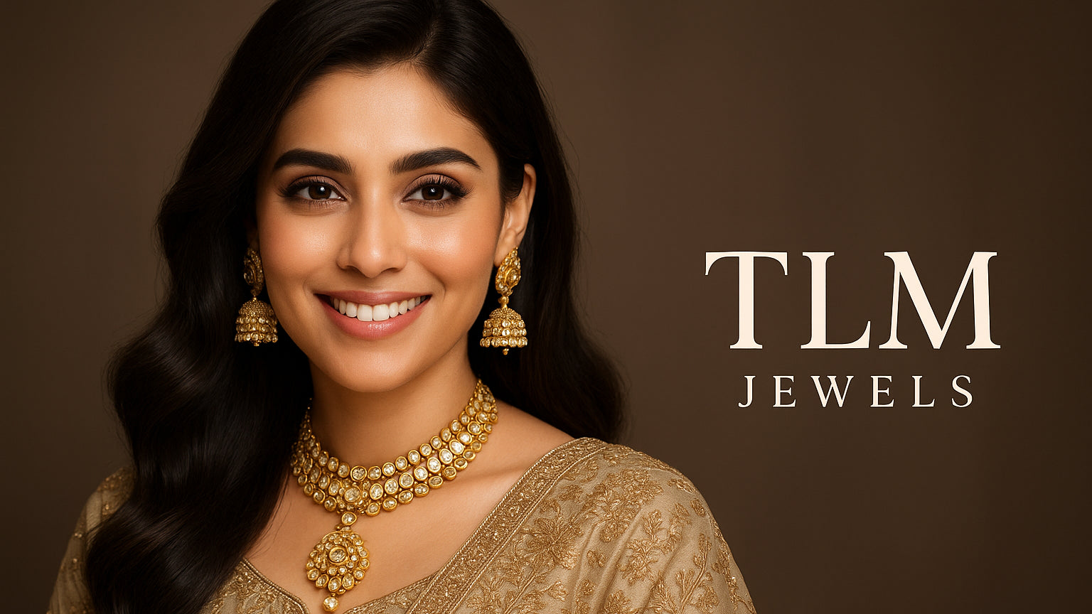 Extraordinarily beautiful Pakistani model with stunning features and luxury jewelry