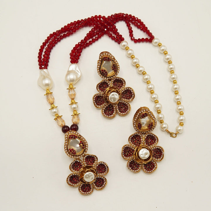 Flower Turkish Mala Set - tlmjewels