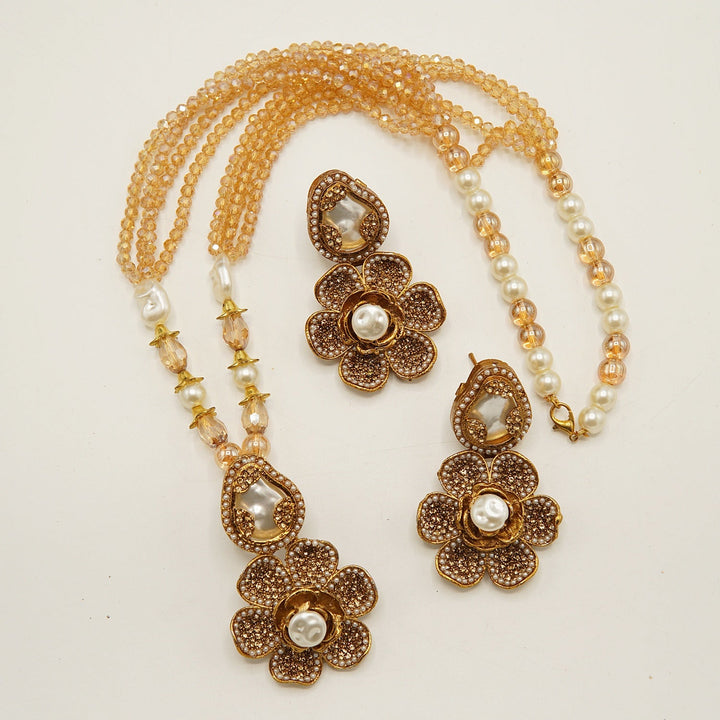 Flower Turkish Mala Set - tlmjewels