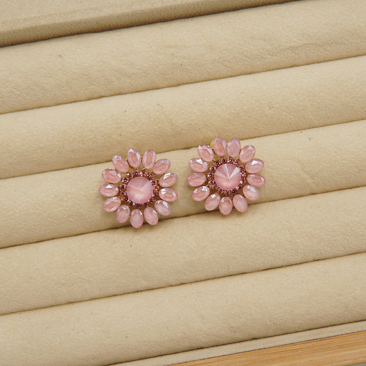 Flower Zircone Ear Studs - tlmjewels