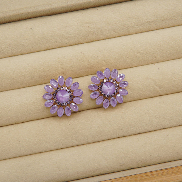 Flower Zircone Ear Studs - tlmjewels