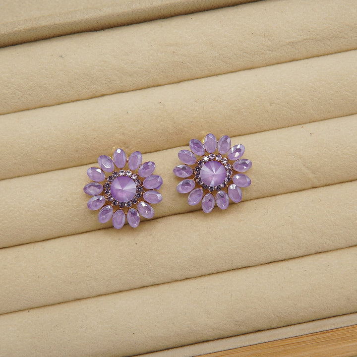 Flower Zircone Ear Studs - tlmjewels