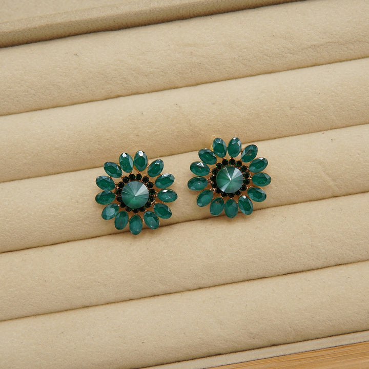 Flower Zircone Ear Studs - tlmjewels