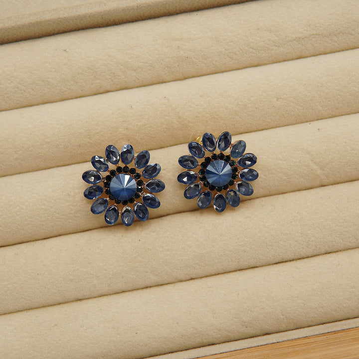 Flower Zircone Ear Studs - tlmjewels