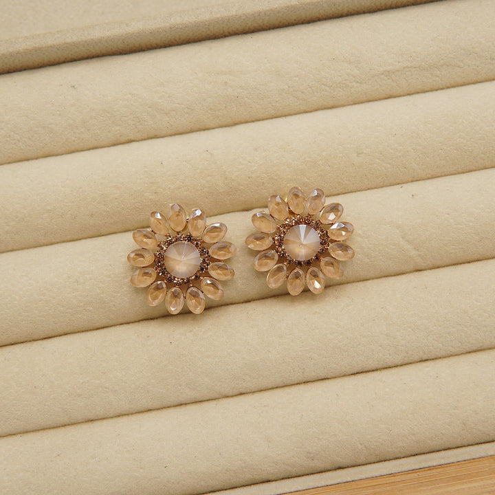 Flower Zircone Ear Studs - tlmjewels