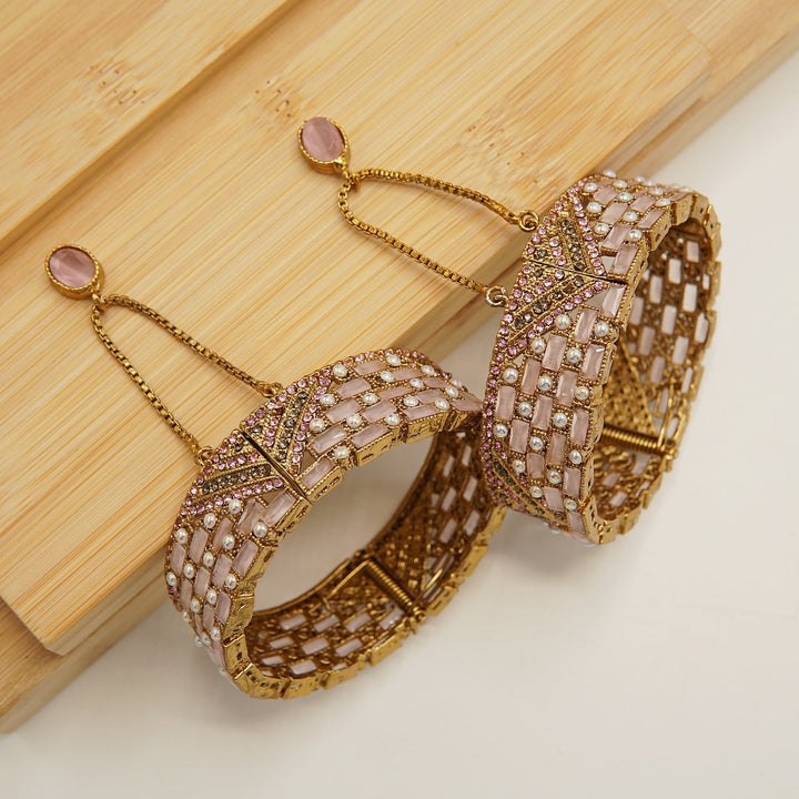 Full Stones Colored Antique Polish Kara's Pair - tlmjewels