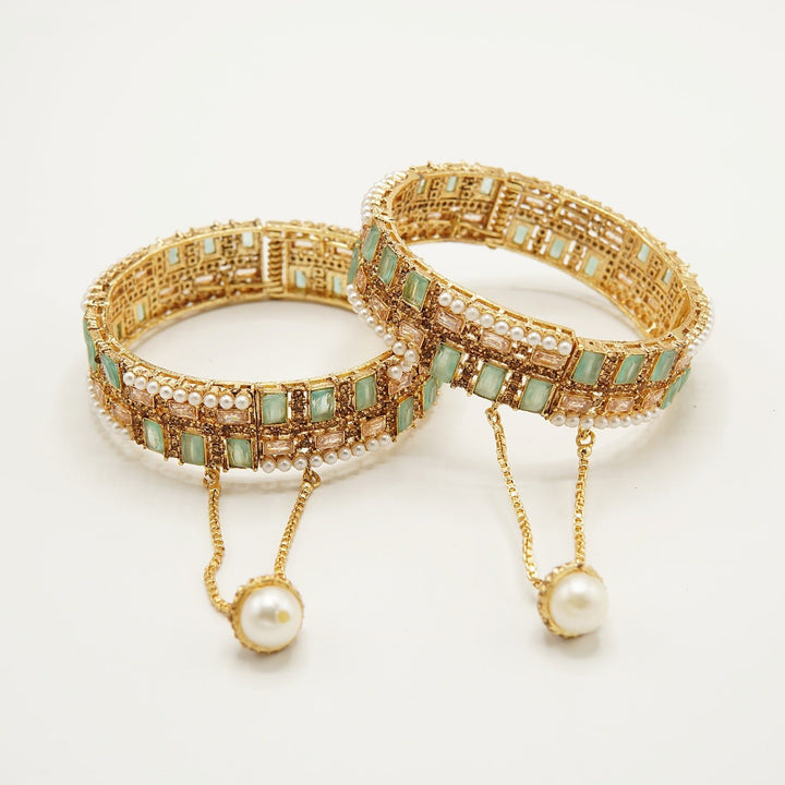 Gem Stone Zircone Kangans - tlmjewels